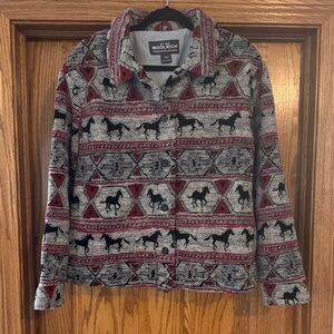 Woolrich Red and Gray western Jacket